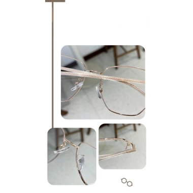 Kính Cận Thị Gọng Kim Loại Chống Ánh Sáng Xanh 0-500°C Nam Nữ Giảm Giá 100.440 VND 8
