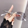 Kính cận thị không khung thời trang, chống ánh sáng xanh, kính phẳng - 59.400₫