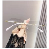 Kính cận thị không khung thời trang, chống ánh sáng xanh, kính phẳng - 59.400₫ 7