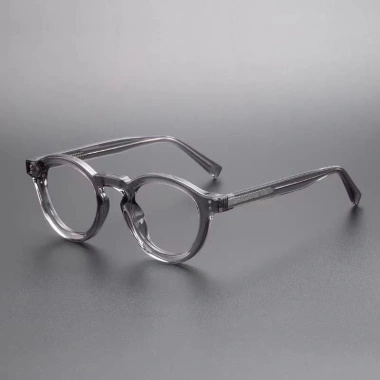 Kính cận thị khung tròn cổ điển, chống ánh sáng xanh, giá 54.000₫, phù hợp nam nữ 5