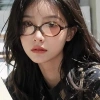 Kính cận thị nữ Hot Girl Nerdy Retro Y2K khung bầu dục nhỏ, trơn in da báo - Giá ưu đãi 57.240₫