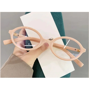 Kính cận thị nữ Hot Girl Nerdy Retro Y2K khung bầu dục nhỏ, trơn in da báo - Giá ưu đãi 57.240₫ 7