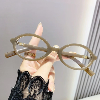 Kính cận thị nữ Hot Girl Nerdy Retro Y2K khung bầu dục nhỏ, trơn in da báo - Giá ưu đãi 57.240₫ 9