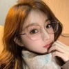 Kính chặn ánh sáng xanh trong suốt khung vuông - Kính mắt máy tính chống bức xạ, giá 43.200đ 5