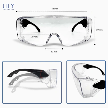 Kính chắn bụi Lily EyeWear KC1.624 - Nhựa nhẹ, thiết kế hiện đại, giá 99.000đ