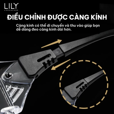 Kính chắn bụi Lily EyeWear KC1.624 - Nhựa nhẹ, thiết kế hiện đại, giá 99.000đ