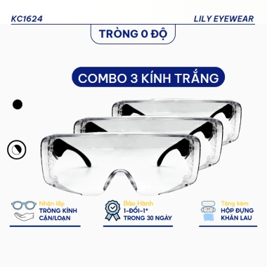Kính chắn bụi Lily EyeWear KC1.624 - Nhựa nhẹ, thiết kế hiện đại, giá 99.000đ