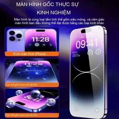 Kính cường lực 1-3Pc 8K cho iPhone 17/16/15/14/13/12/11 Pro Max, XS MAX - Tấm bảo vệ màn hình có nắp gắn căn chỉnh 2