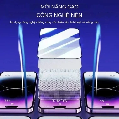 Kính cường lực 1-3Pc 8K cho iPhone 17/16/15/14/13/12/11 Pro Max, XS MAX - Tấm bảo vệ màn hình có nắp gắn căn chỉnh 4