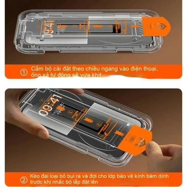 Kính cường lực 1-3Pc 8K cho iPhone 17/16/15/14/13/12/11 Pro Max, XS MAX - Tấm bảo vệ màn hình có nắp gắn căn chỉnh 6