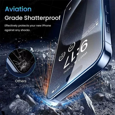 Kính Cường Lực 360° Chống Nhìn Trộm Màn cho iPhone 15/14/13/12, giá chỉ 80.000₫