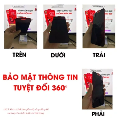 Kính cường lực 360 chống trộm cho iPhone 17‑16‑15‑14‑13‑12‑11, giá chỉ 119.500 VND Genzshop 2
