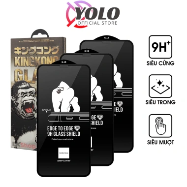 Kính Cường Lực 3D iPhone - Chống Trầy Xước, Chống Sốc, Giá 19.900 VNĐ