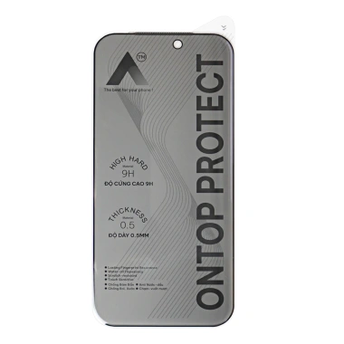 Kính Cường Lực 9H iPhone 17/16/15 - Viền mỏng 0.5mm, cong 3D, khung tự dán, 75.000₫ 6