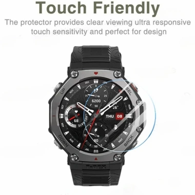 Kính Cường Lực 9H Trong Suốt cho Amazfit T-rex 3, 2, Ultra Pro - Bảo Vệ Màn Hình 5