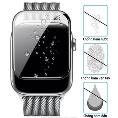 Kính cường lực Apple Watch full màn cong 3D cho Series 1-7/SE, đa kích thước 38-49mm - Giá chỉ 28.000đ