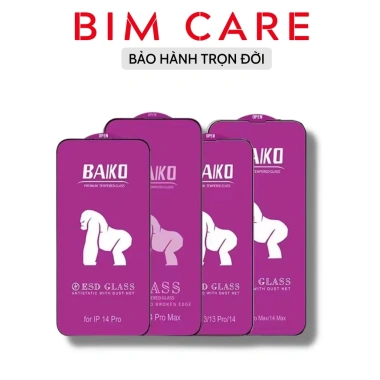Kính Cường Lực Baiko Tím Full Màn chống bụi, dán 7-16 Pro Max Bim Care - 6.000đ 2 Kính Cường Lực Baiko Tím Full Màn chống bụi, dán 7-16 Pro Max Bim Care - 6.000đ 2
