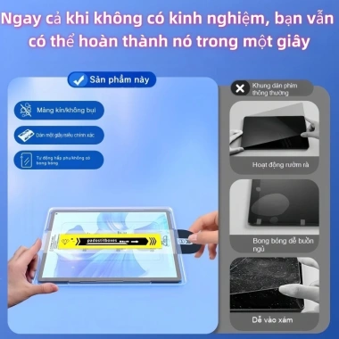 Kính cường lực bảo vệ màn hình iPad Gen 8-10, Air 5-7, Mini 4-7, Pro M2-M4 2.025 - Siêu bền, trong suốt, giá 90.000 VND 5