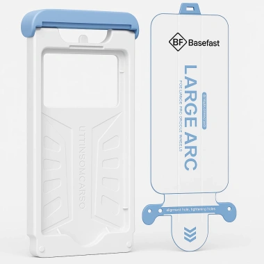 Kính cường lực Basefast cho iPhone 12‑17 Pro Max, khung tự dán, bảo vệ cao cấp, giá 130.000đ