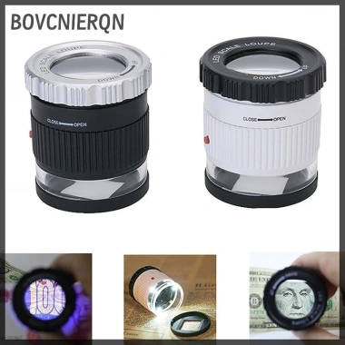Kính Cường Lực Bỏ Túi TN 30X Đèn LED UV Điều Chỉnh Được - Kiểm Tra Trang Sức & Đọc Nhỏ