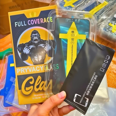 Kính Cường Lực Chống Nhìn Trộm Trong Suốt Khung Tự Dán iPhone Full Màn 25k