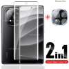 Kính cường lực cong 2in1 3D cho Xiaomi Redmi Note 14/15 Pro+ 4G/5G - Bảo vệ màn hình & ống kính, 25.410₫