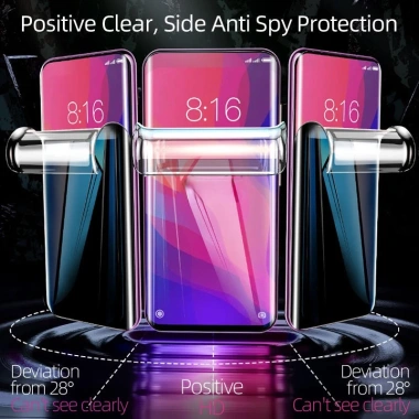 Kính cường lực cong bảo vệ màn hình chống trộm cho Oppo Find X6 X5 X3 X2 Lite Neo Pro X - Giá chỉ 36.152 VND