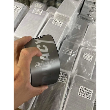 Kính cường lực dẻo chống nhìn trộm, chống vân tay cho iPhone 7 Plus tới iPhone 16 Pro Max - 29.000₫