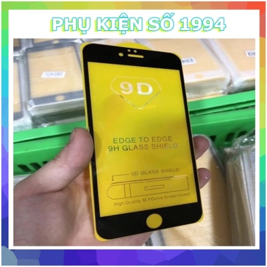 Kính cường lực full 9D cho iPhone - Bảo vệ 9 lớp, chỉ 11.000₫, phù hợp mọi đời