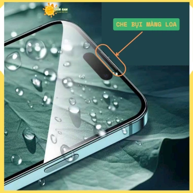 Kính cường lực full màn hình iPhone X/11/12/16, chống vân tay, tự dán, tự rút bụi - Giá chỉ 26.000₫