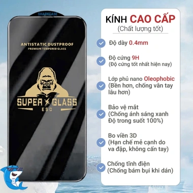 Kính Cường Lực Full Màn iPhone 17‑6s – Trong Suốt, Chống Bám Vân Tay, Giá 43.800₫ 10