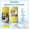 Kính cường lực full màn trong suốt WEKOME KINGKONG, khung trợ dán, chống bụi màn loa, giá 100.000 VNĐ