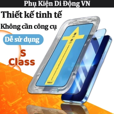 Kính cường lực HD chống nhìn trộm, chống ánh sáng xanh, kèm dán chống bụi cho iPhone 17 16 15 14 13 12 11 Pro Max giá 38.800