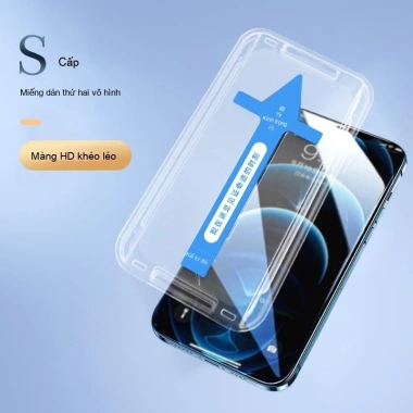 Kính cường lực HD chống nhìn trộm, chống ánh sáng xanh, kèm dán chống bụi cho iPhone 17 16 15 14 13 12 11 Pro Max giá 38.800
