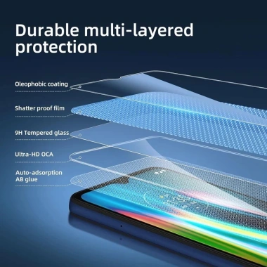 Kính Cường Lực HD Trong Suốt cho Motorola Edge 5G UW 2.022 - Bảo Vệ Màn Hình, Chống Vân Tay 6