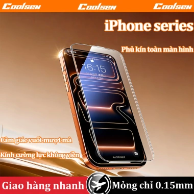 Kính cường lực HD trong suốt chống ánh sáng xanh cho iPhone 11 12 13 14 15 16 17 Pro Max Air X XS XR - Giá 39.800 VND