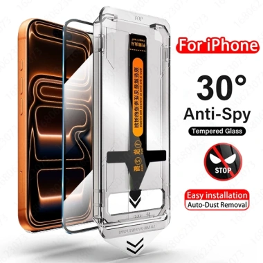 Kính Cường Lực HD Tự Động Loại Bụi cho iPhone 17/16/15/14 Pro Max và Air – Bảo Vệ Màn Hình, Dễ Dàng Lắp Đặt, Giá 38.000₫