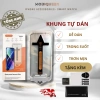 Kính cường lực IP khung dán tự động viền mỏng, chống bám bụi, độ cứng 9H Giá 45k
