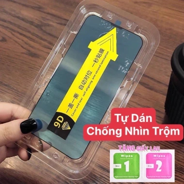 Kính Cường Lực Iph Chống Nhìn Trộm Full Màn cho iPhone 7 đến 17 Pro Max giá 30.000 VND