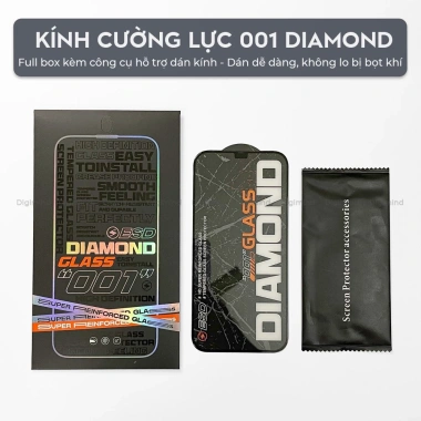 Kính Cường Lực iPhone 001 Trong Suốt 9H, Chống Trầy Xước, Full Màn Hình cho iPhone 15/14/13/12/11 Pro Max - Giá 38.000đ