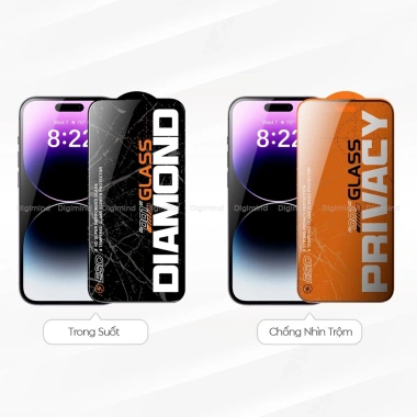 Kính Cường Lực iPhone 001 Trong Suốt 9H, Chống Trầy Xước, Full Màn Hình cho iPhone 15/14/13/12/11 Pro Max - Giá 38.000đ