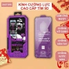 Kính cường lực iPhone 14‑17 Pro 9D Tím Corning siêu chịu lực, chống vân tay 3astore 8