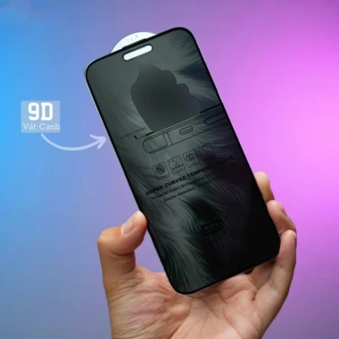 Kính Cường Lực iPhone 15/16/17 Pro Max WTP-089 - Chống Nhìn Trộm 360°, Nano Siêu Mượt, Giá 116.184₫ 6