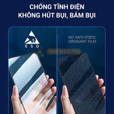 Kính Cường Lực iPhone 16 Pro Max KINGKONG CHỐNG BÁM VÂN TAY Full Màn Hình Giá Rẻ 29k