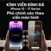 Kính Cường Lực iPhone 16/15/14/13/12 kèm Khuôn Dán - Viền Đính Đá Giả Kim Cương Sang Chảnh 2