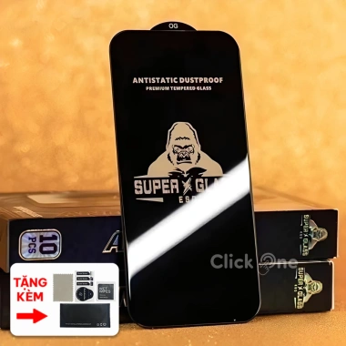 Kính cường lực iPhone 17 Pro Max/17 Air, 16 Pro, 15-11 Pro/Plus, Xs/Xr, 6-8 Plus - Giá 26.000đ