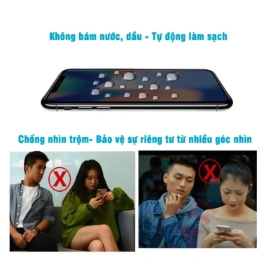 Kính Cường Lực iPhone 4D Full Màn Chống Nhìn Trộm NEXTAGE - Tương Thích iPhone 6‑17 Pro Max, Giá 23.000đ