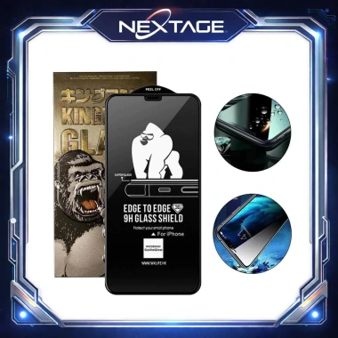 Kính Cường Lực iPhone 4D Full Màn Chống Nhìn Trộm NEXTAGE - Tương Thích iPhone 6‑17 Pro Max, Giá 23.000đ