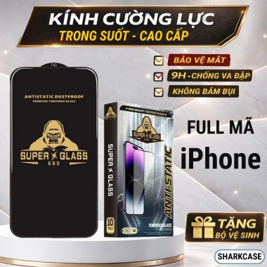 Kính cường lực iPhone 6plus-6s-7-8-XS-11-12-13-14-15-16 Pro Max, bảo vệ siêu bền, giá chỉ 31.800đ