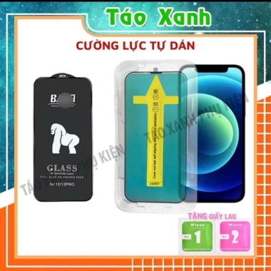 Kính Cường Lực iPhone BAIKÔ KK và Khung Tự Dán Chống Nhìn Trộm cho iPhone 7‑13, 14‑17 Plus/Pro/Pro Max - 17.700₫